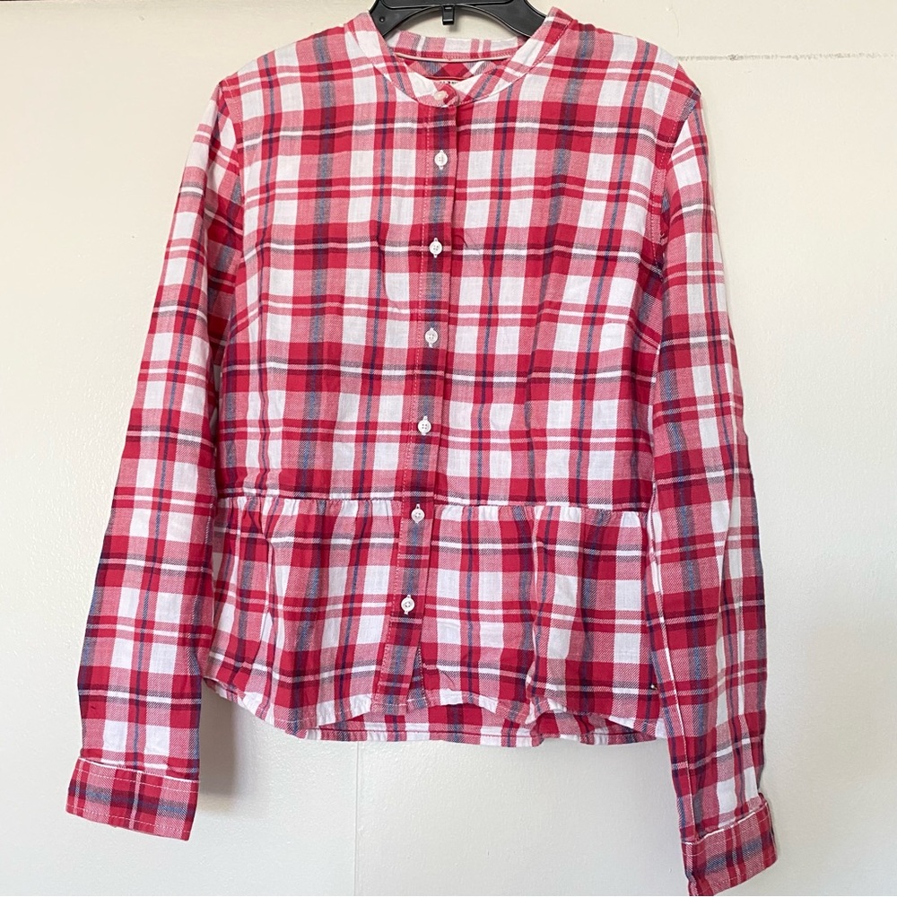 Tommy Hilfiger women’s shirt. Size M. Red and white.